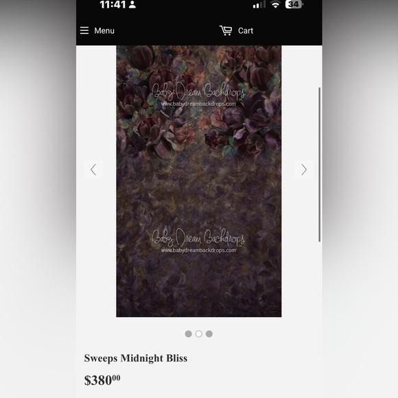 Baby dream backdrop sweep 8x14 - Picture 1 of 1